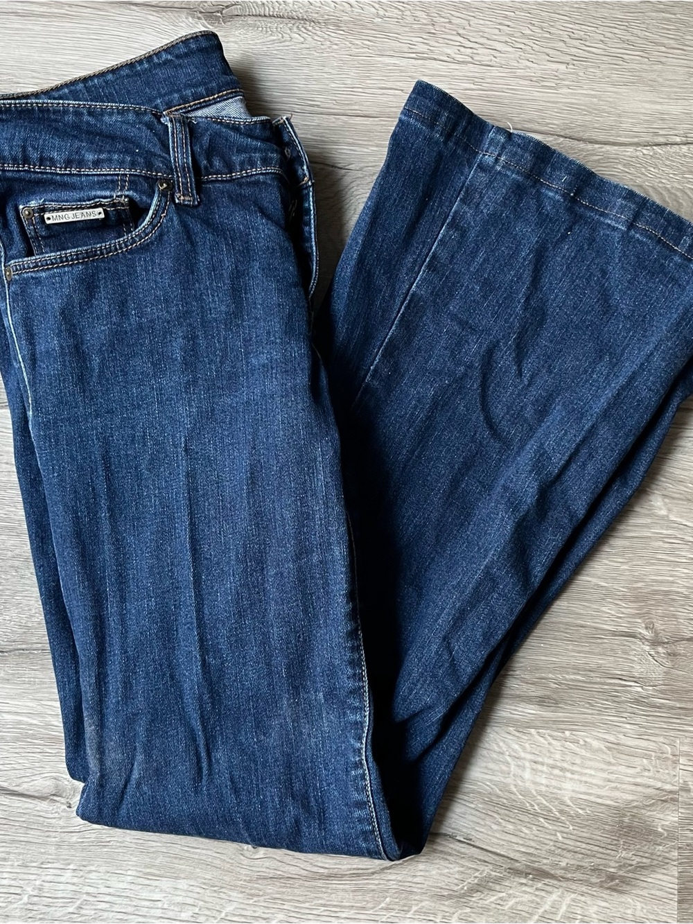 MNG Blue Flare Jeans